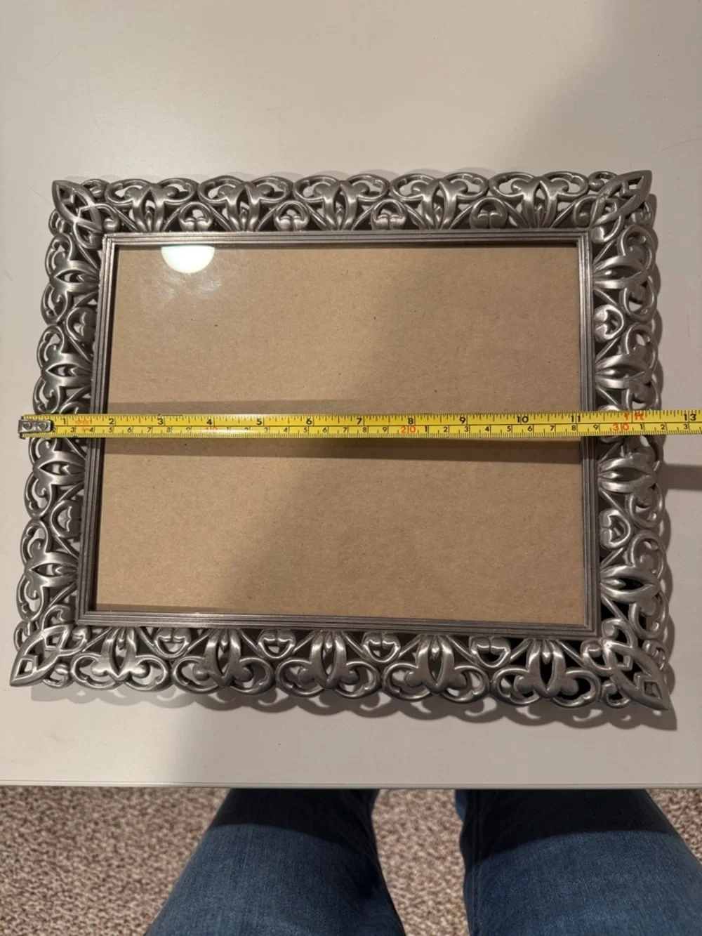 Silver Ornate Decorative Photo Frame -